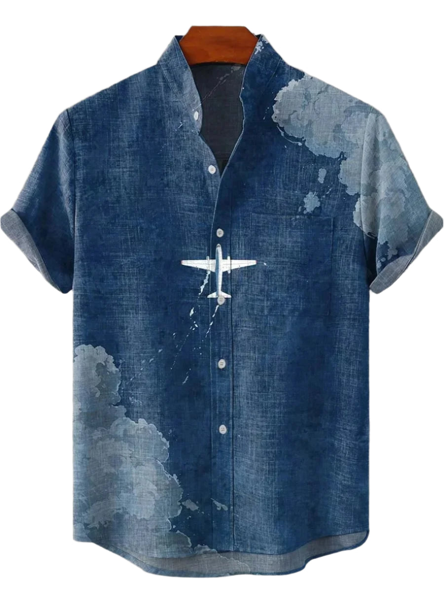 Airplane Print Shirt