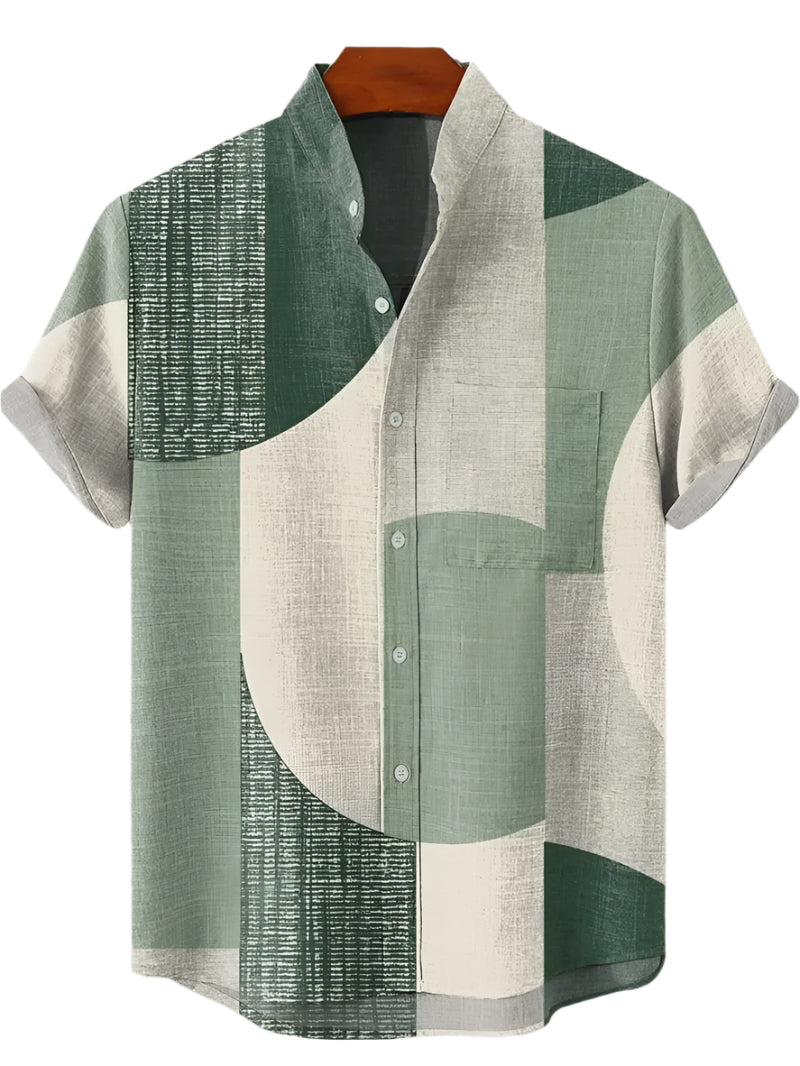 Geometric Print Shirt