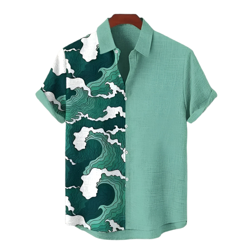 Wave Print Shirt