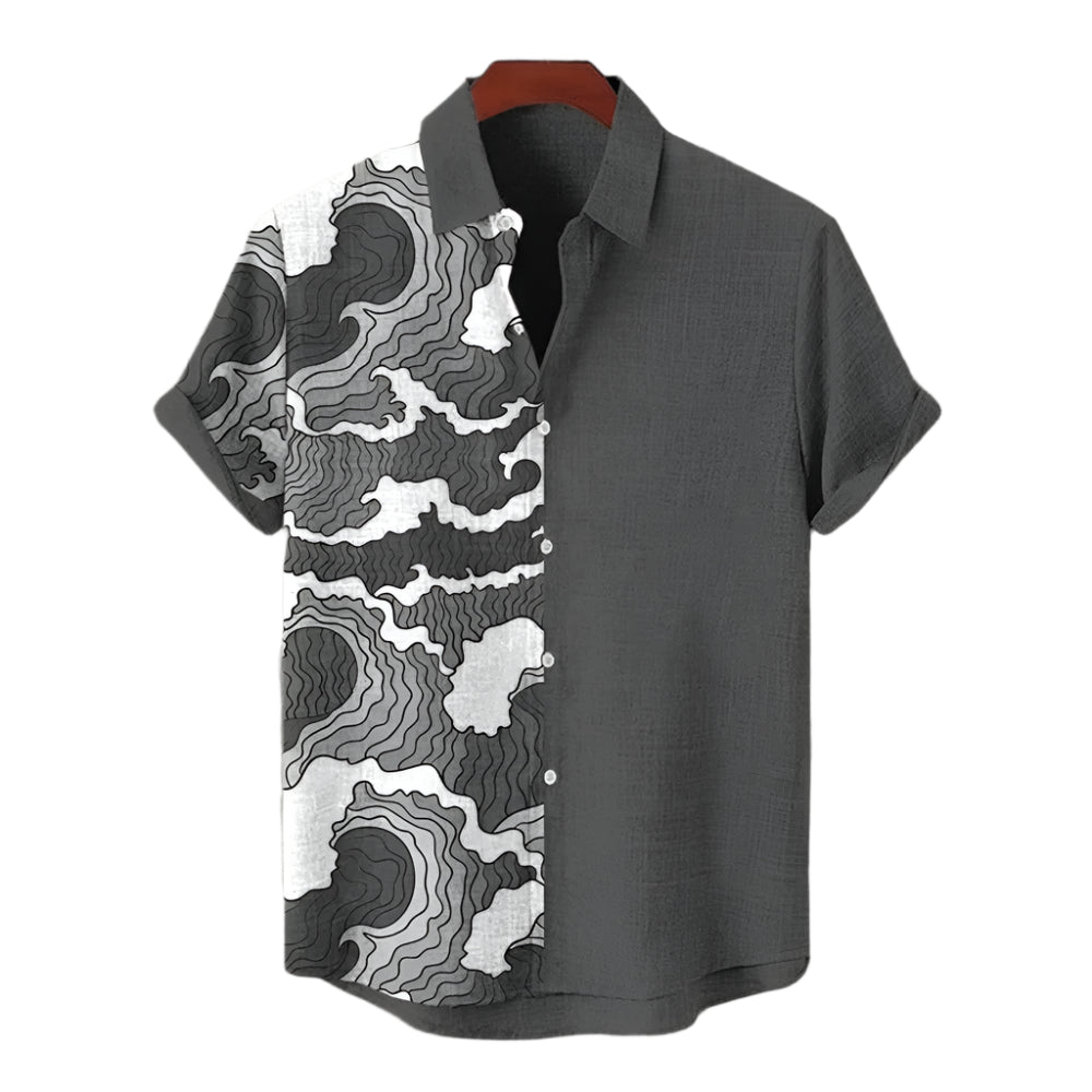 Wave Print Shirt