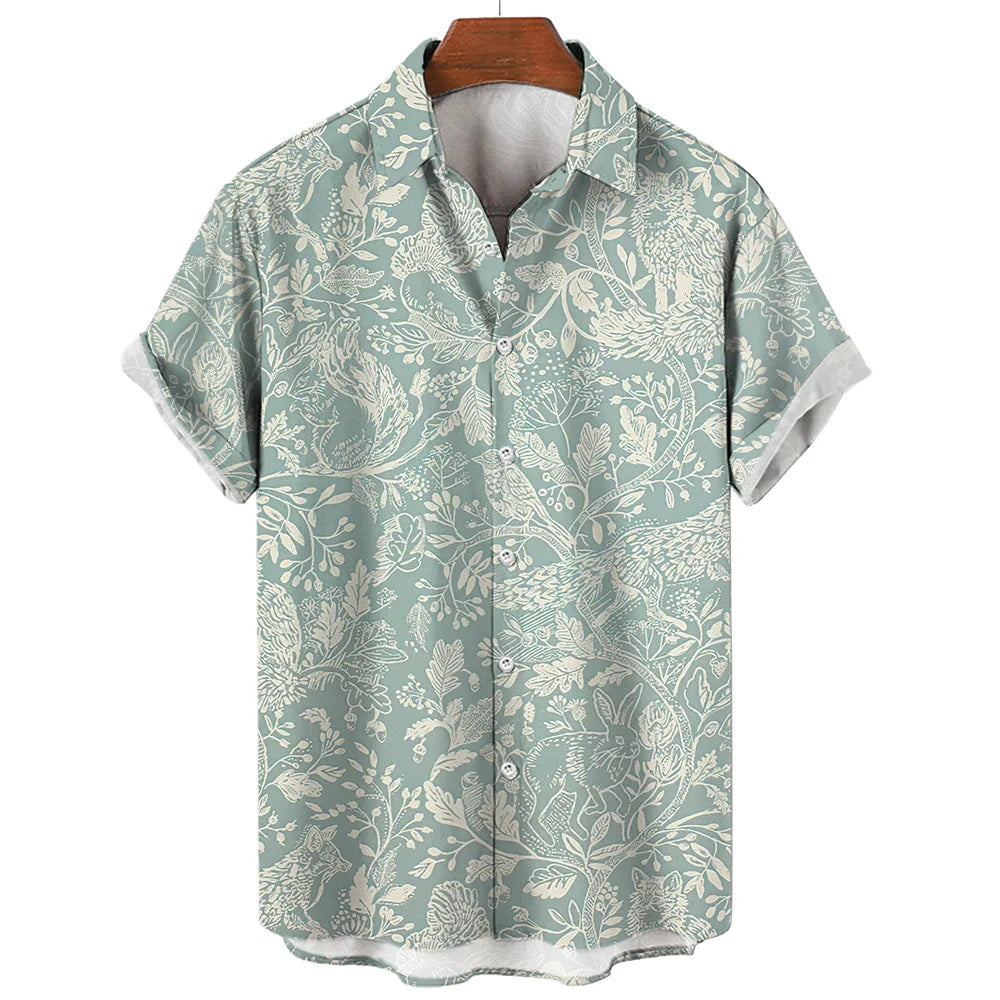 Leaf Print Shirt