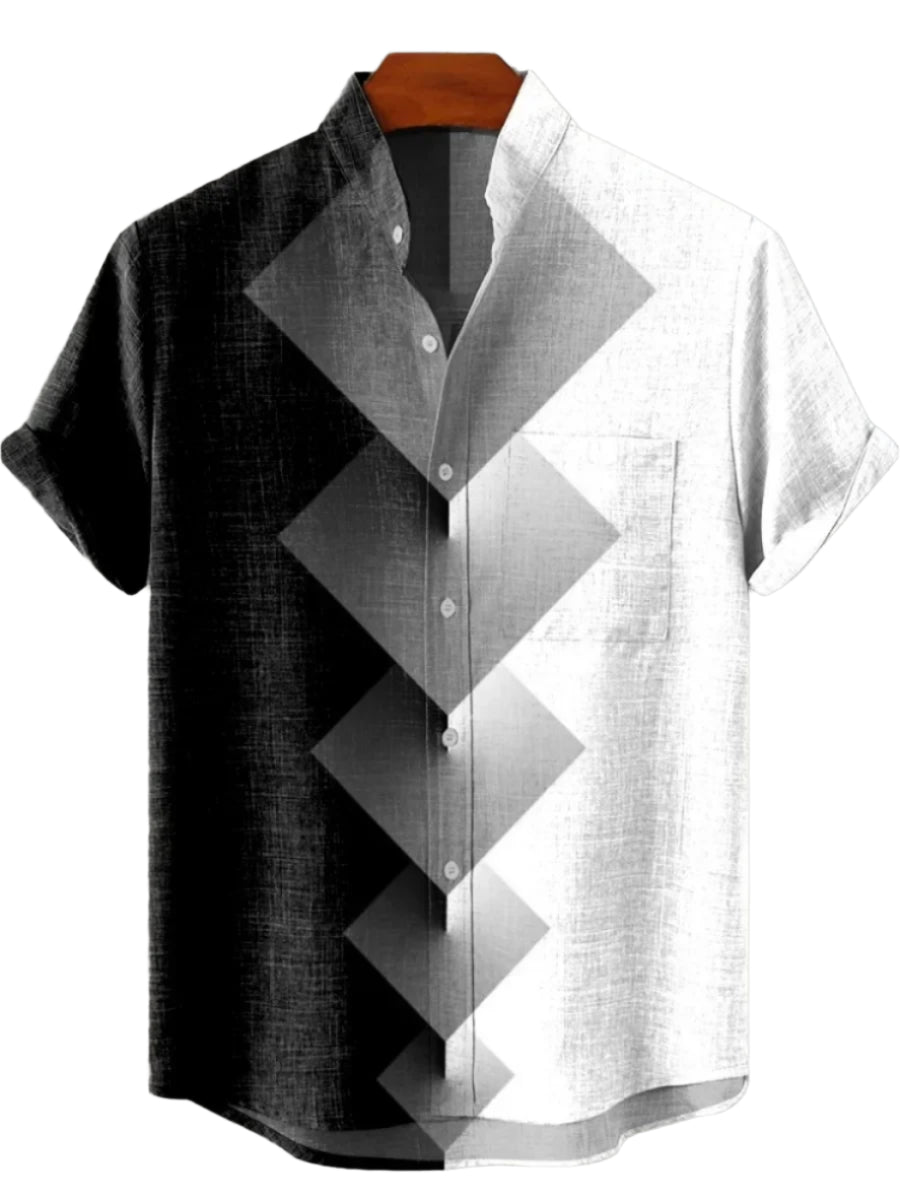 Geometric Print Shirt