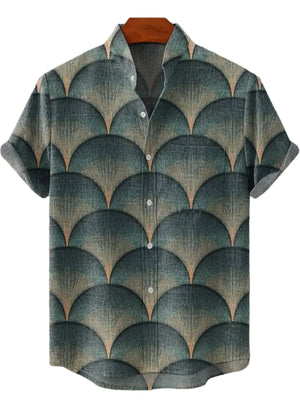 Geometric Print Shirt