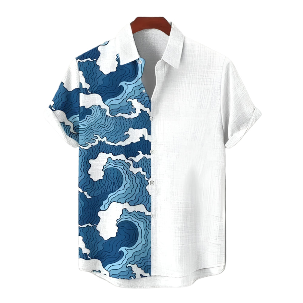 Wave Print Shirt